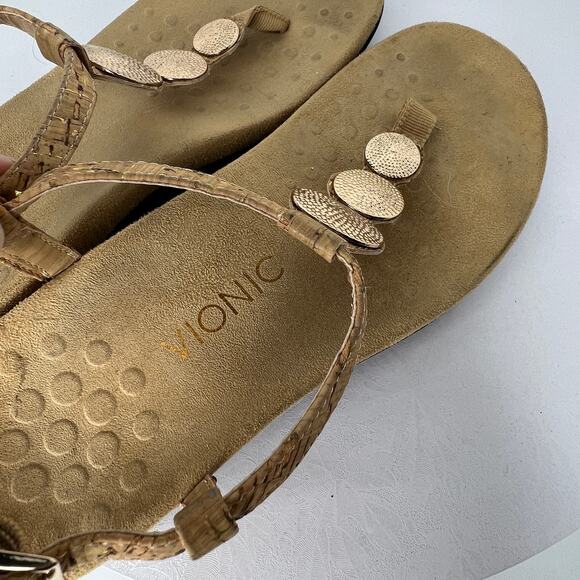 Vionic 7 Lizbeth Womens T Strap Orthotic Sandal Comfort Walking - Picture 6 of 9